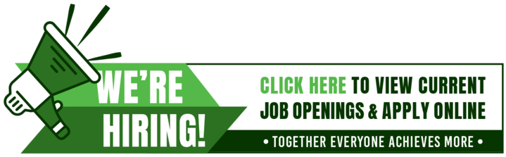 We're hiring! Click here to view current job openings & apply online.