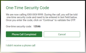 Screenshot - Phone call screen