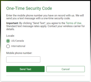 Screenshot - SMS Screen